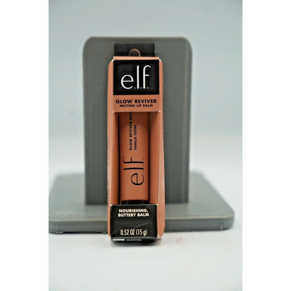 e.l.f. Glow Reviver Melting Lip Balm Vanilla Toffee‎ 0.52oz Nourishing Gloss